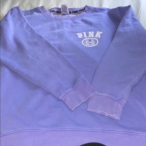 PINK purple crew neck 💜💜